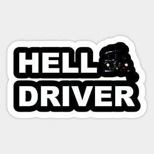 Hell Driver Sticker